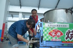 華紡:防暑降溫在一線